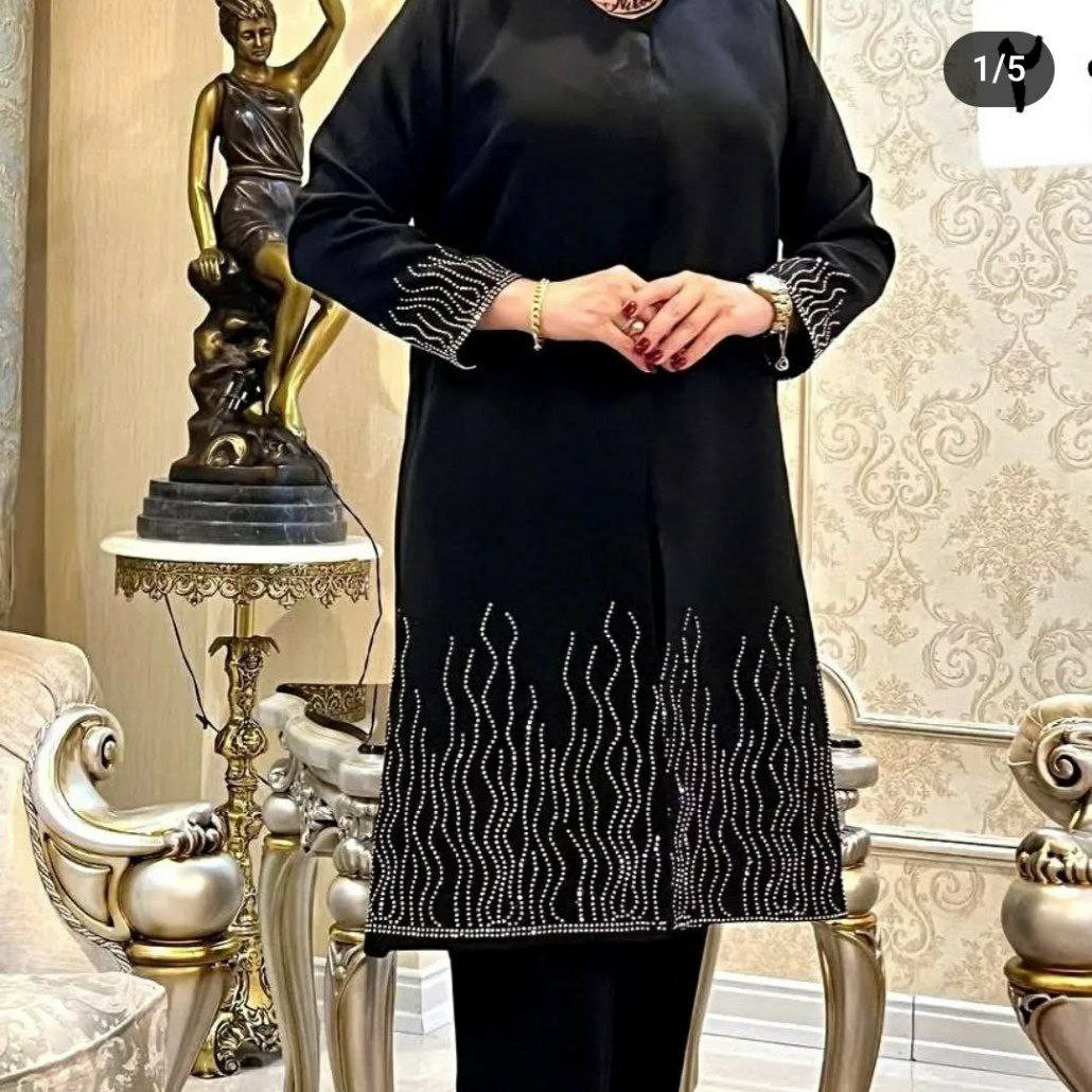 کت مانتویی بلند مجلسی زنانه