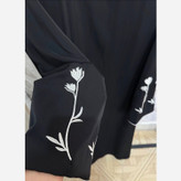 مانتو عبایی آستین گلدوزی مجلسی