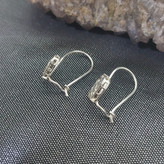 گوشواره نقره 925 عیار طرح گل ظریف