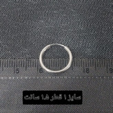 گوشواره نقره حلقه ای ساده