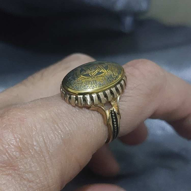 انگشتر طلاروس حدید اصل 3 دعا