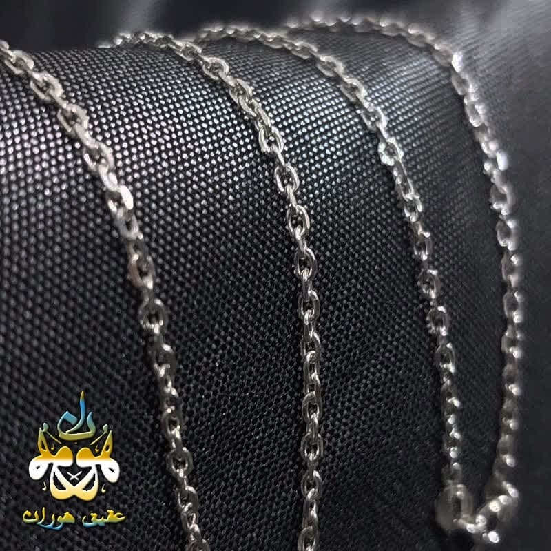 زنجیر نقره حلقه ای ظریف
