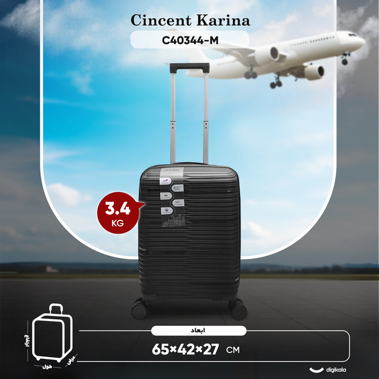 چمدان سینسنت کارینا مدل C40344-M سایز متوسط ارتفاع 65 سانتی متر