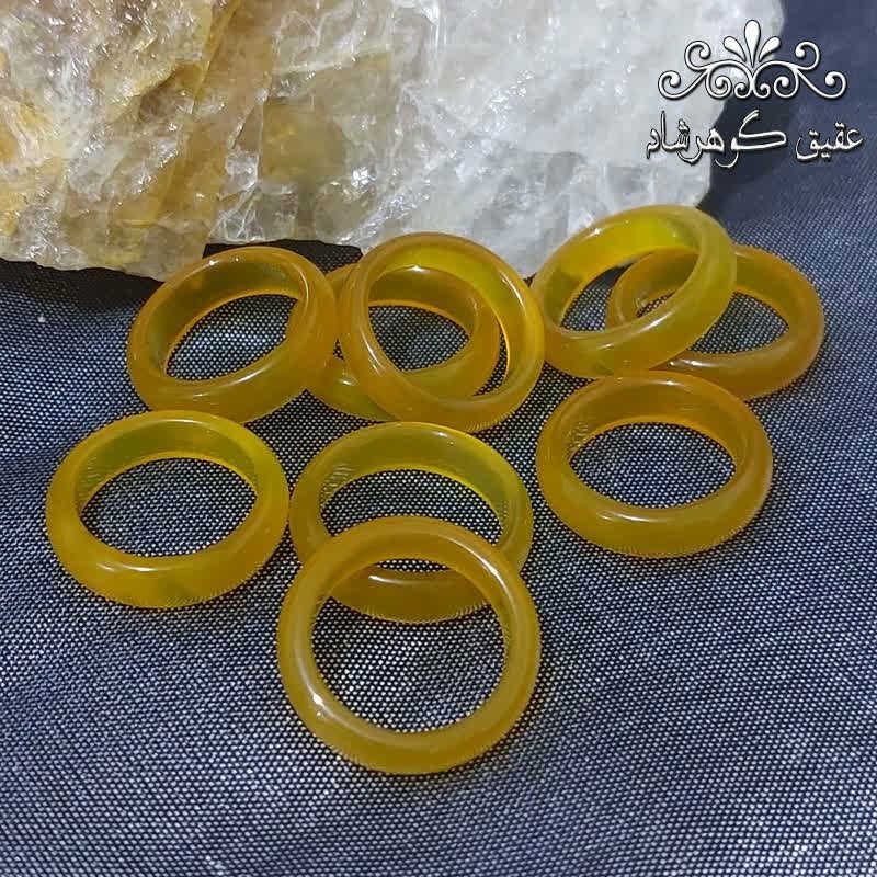 حلقه عقیق شرف الشمس اصل و معدنی