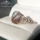 انگشتر نقره عقیق شجری اصل زنانه