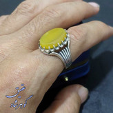 انگشتر عقیق زرد شرف الشمس