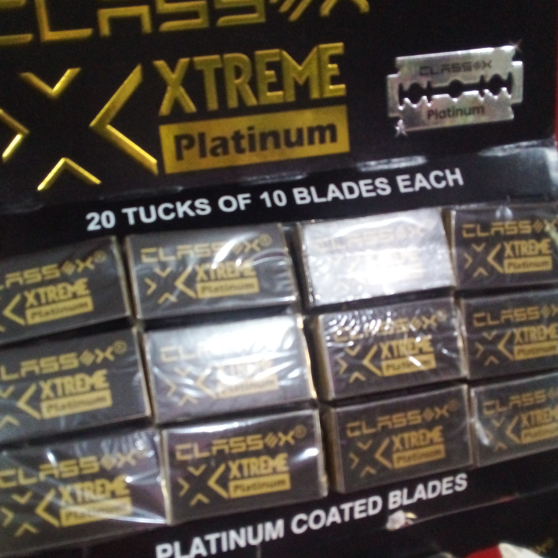 تیغ خودتراش سنتی Classex مدل Xtreme بسته 10 عددی تیغه اصلاح