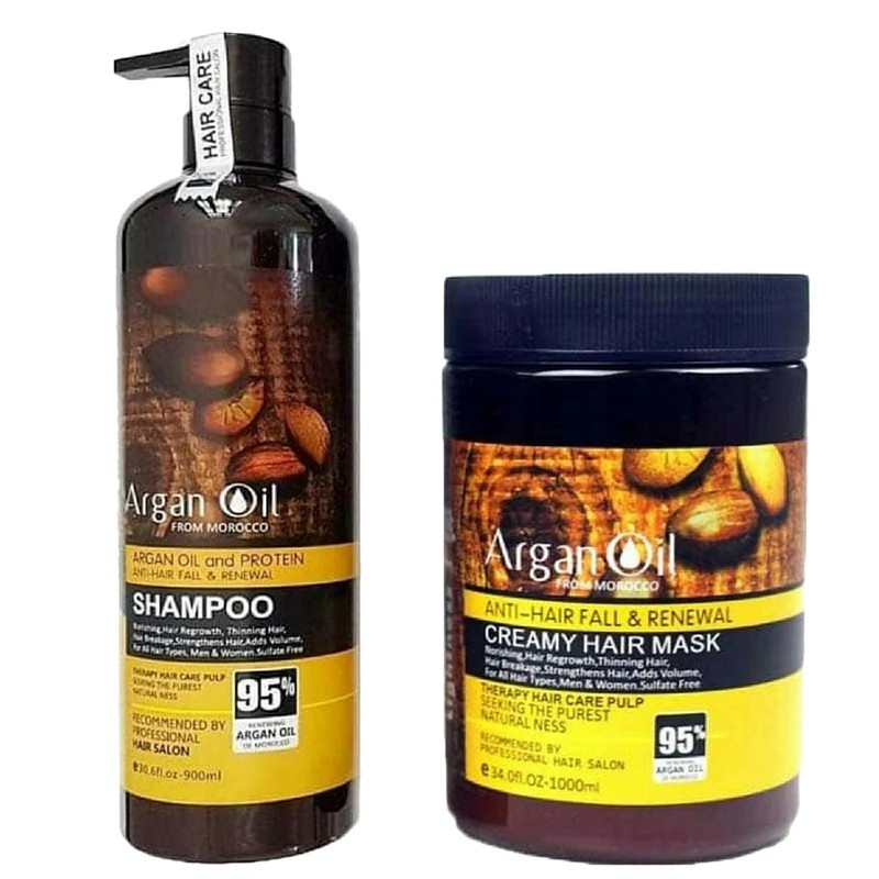 ماسک مو و شامپو روغن آرگان لایتنس اصلی بدون سولفات قیمت تکی