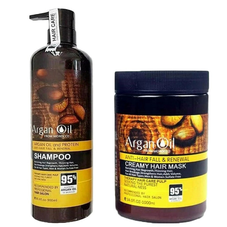 ماسک مو و شامپو روغن آرگان لایتنس اصلی بدون سولفات قیمت تکی