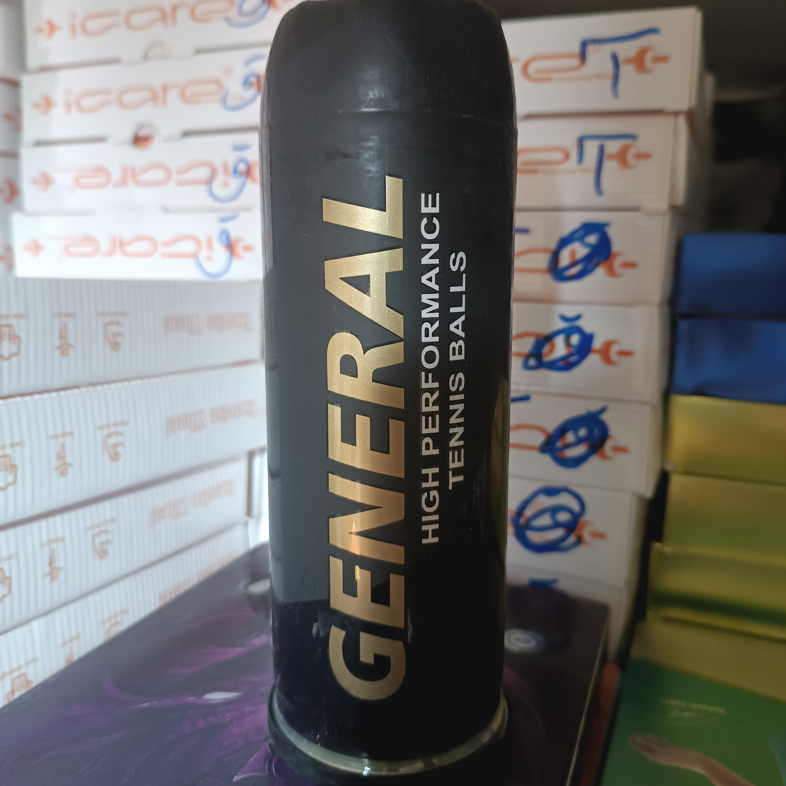 توپ تنیس خاکی GENERAL بسته سه عددی