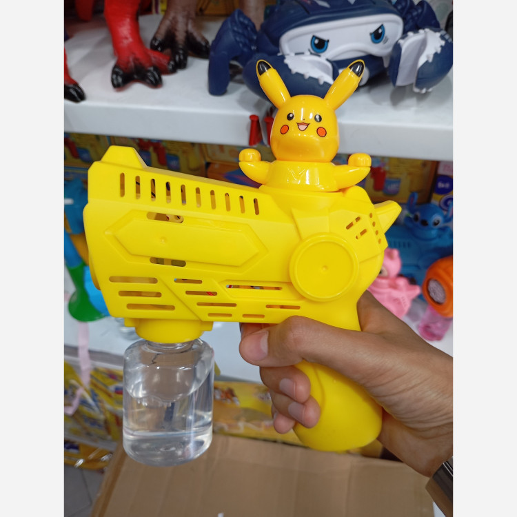 حباب ساز شخصیتی تفنگی اسباب بازی کادویی سیسمونی کرومی