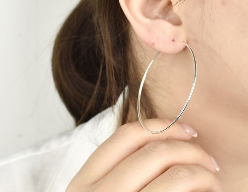 گوشواره حلقهای ساده