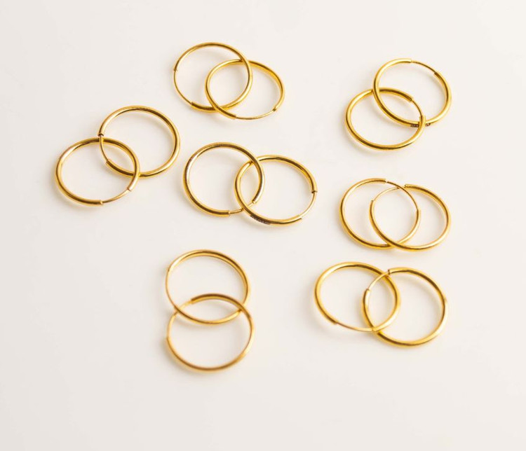 گوشواره حلقهای ساده