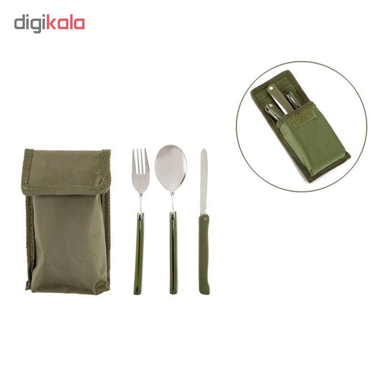 مجموعه قاشق و چنگال سفری مدل K603 کد 103000163