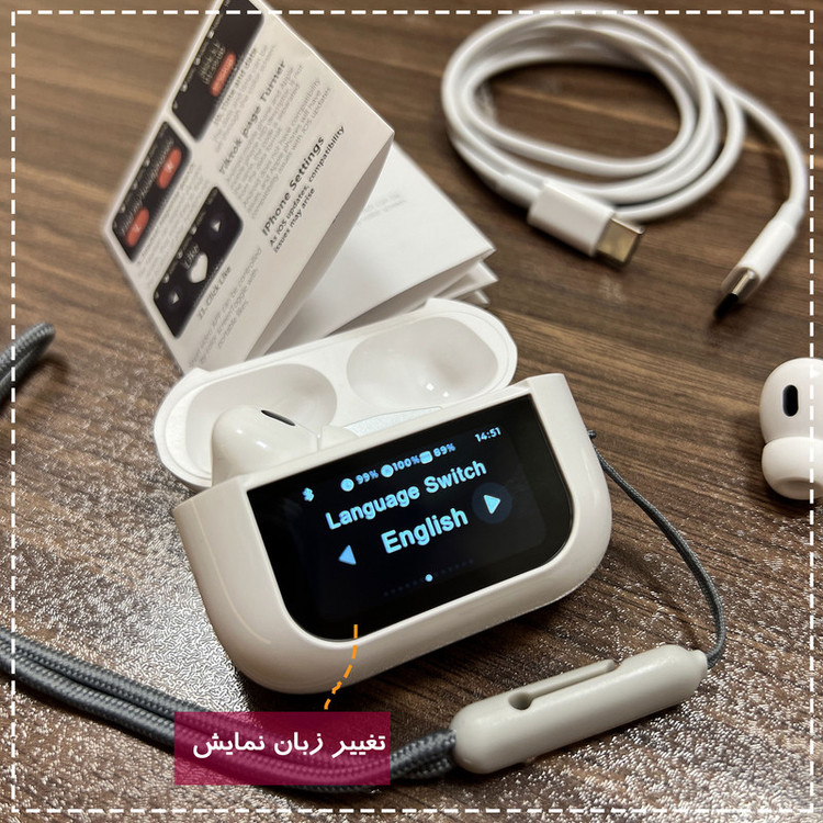 هندزفری بلوتوثی مدل AirPods Touch Noice Cancelling