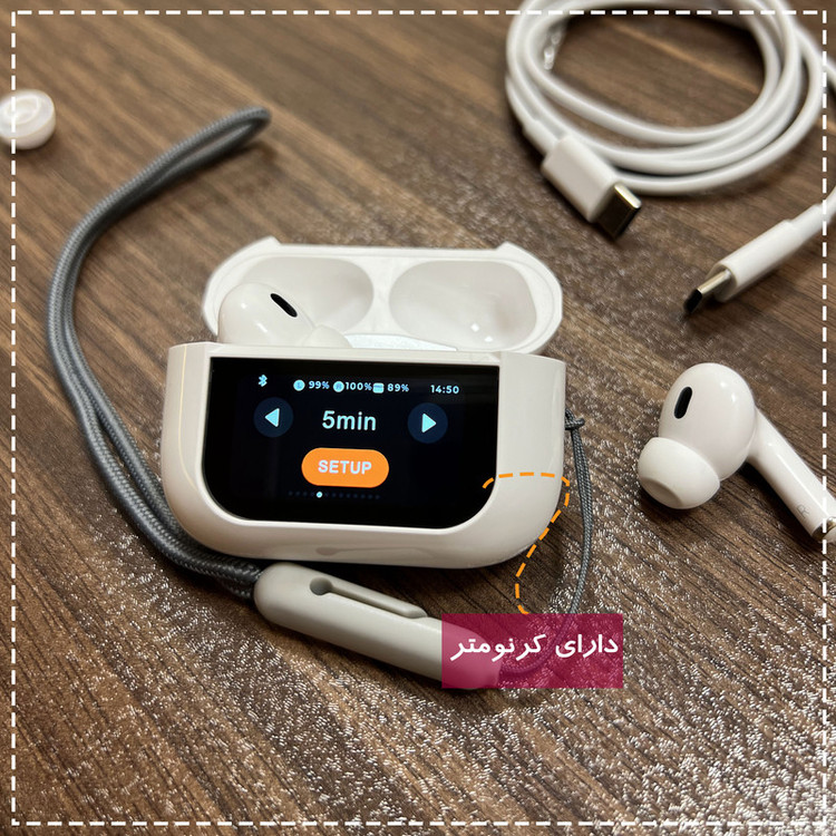 هندزفری بلوتوثی مدل AirPods Touch Noice Cancelling