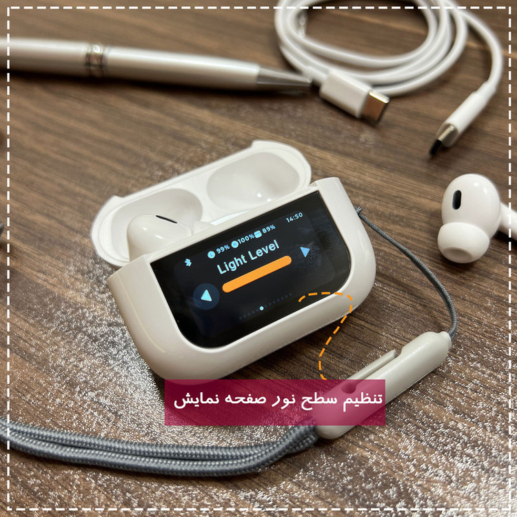 هندزفری بلوتوثی مدل AirPods Touch Noice Cancelling