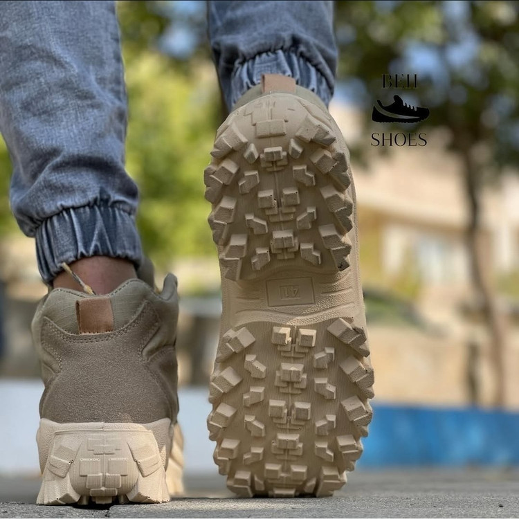 کفش کوهنوردی طبیعتگردی CAT کرم (باکیفیت)