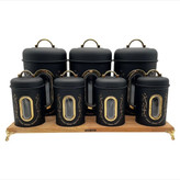 سرویس پاسماوری 8 پارچه آرتیستون تمام فلزی جلو پنجردار مشکی