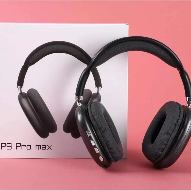 هدفون P9 PRO MAX موزیک مکالمه باکیفیت گیمینگ رم بلوتوث aux