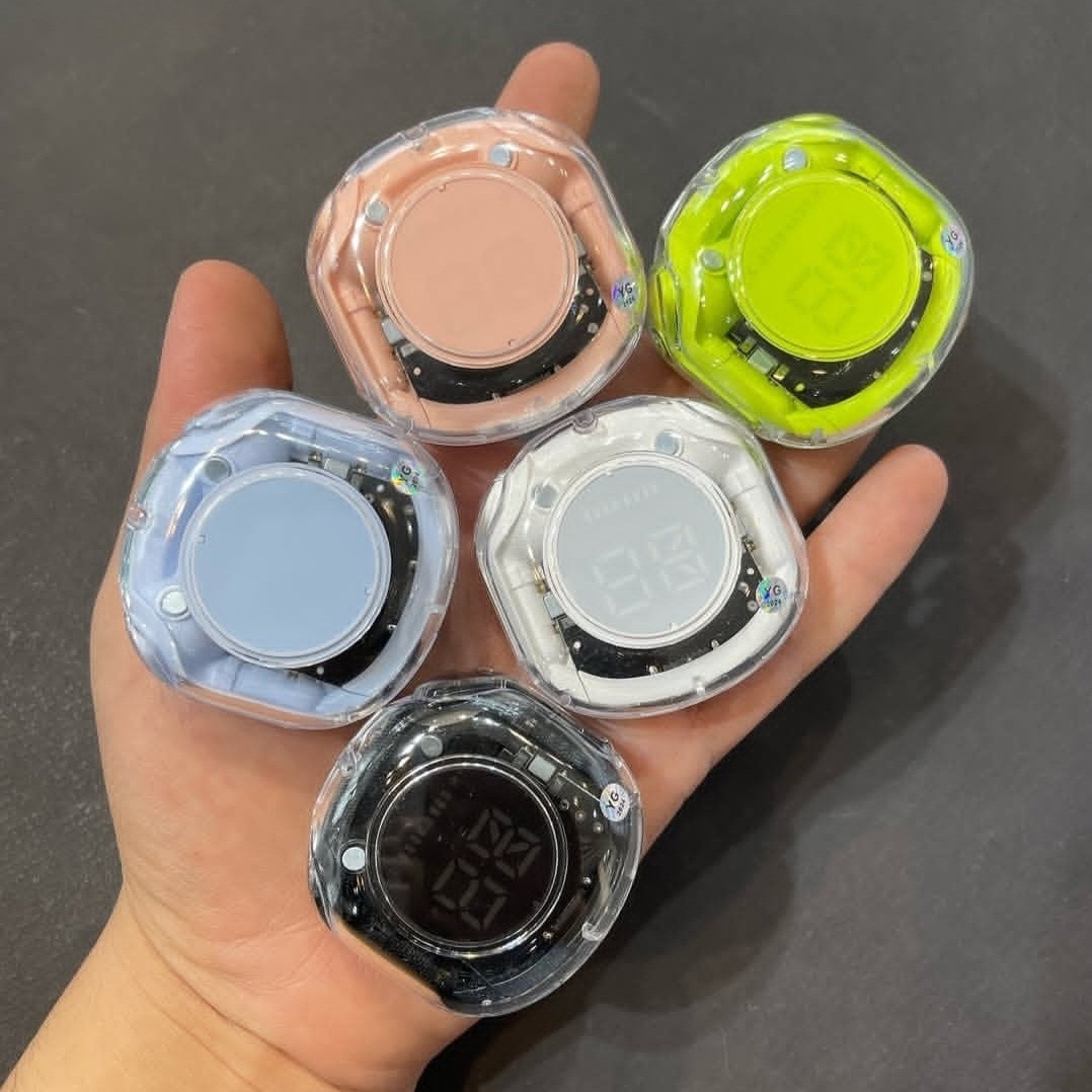ایرپاد شیشه ای UILTRA PODS PRO نویز کنسلینگ دار ضد اب گیمینگ لمسی نمایشگر شارژ بلوتوث 5/3 ورژن 2026