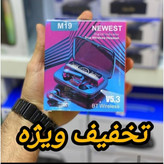 ایرپاد M19 گیمینگ ضد آب اورجینال 2026 پاوربانک دار کیفیت درجه یک بلوتوث نسخه 5/3 صحفه نمایش دار ارسال فوری