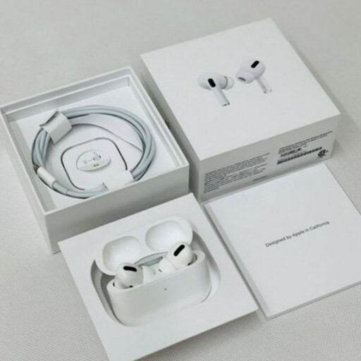 ایرپاد پرو ساخت آمریکا دقیق ترین نمونه اپل شرکتی airpods pro (تک به قیمت عمده)