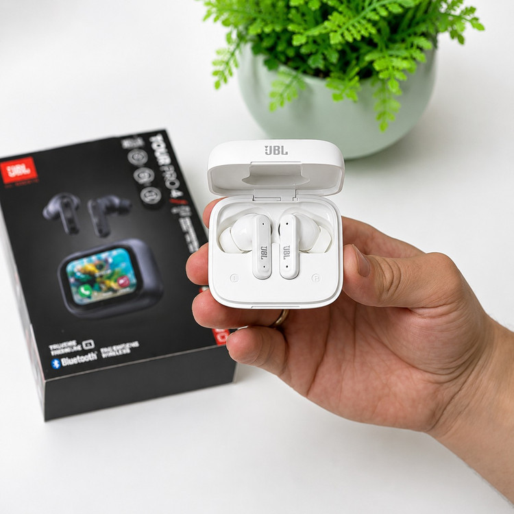 ایرپاد JBL نویزکنسلینگ فعال مانیتور دار ضد آب گیمینگ بیس بالا