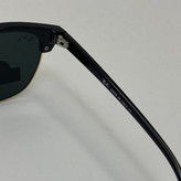 عینک ریبن rayban کلاب مستر شیشه سنگ مشکی طلایی RB 3016 با پک کامل اورجینال ریبن (جعبه،کیف،دستمال نانو،شناسنامه،کاتالوگ)