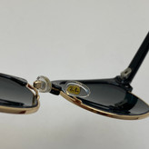 عینک ریبن rayban کلاب مستر شیشه سنگ مشکی طلایی RB 3016 با پک کامل اورجینال ریبن (جعبه،کیف،دستمال نانو،شناسنامه،کاتالوگ)