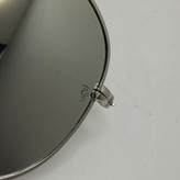 عینک ریبن خلبانی آینه ای شیشه سنگ با پک کامل اورجینال rayban aviator RB 3026