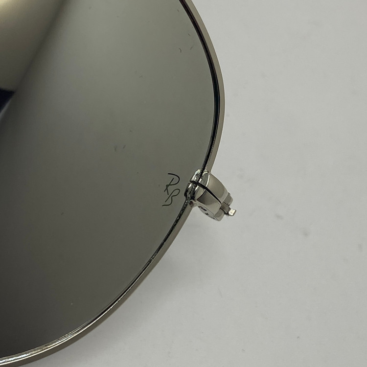 عینک ریبن خلبانی آینه ای شیشه سنگ با پک کامل اورجینال rayban aviator RB 3026