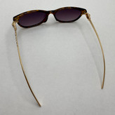 عینک آفتابی زنانه کارتیر Cartier دسته نگین کاری شده خاص و لاکچری پلنگی هاوانا