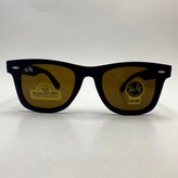 عینک آفتابی ویفرر ریبن rayban WAYFARER شیشه سنگ قهوه ای فریم مات سایز 50 به همراه پک کامل اورجینال RB2140