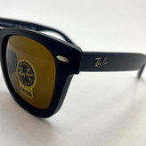 عینک آفتابی ویفرر ریبن rayban WAYFARER شیشه سنگ قهوه ای فریم مات سایز 50 به همراه پک کامل اورجینال RB2140