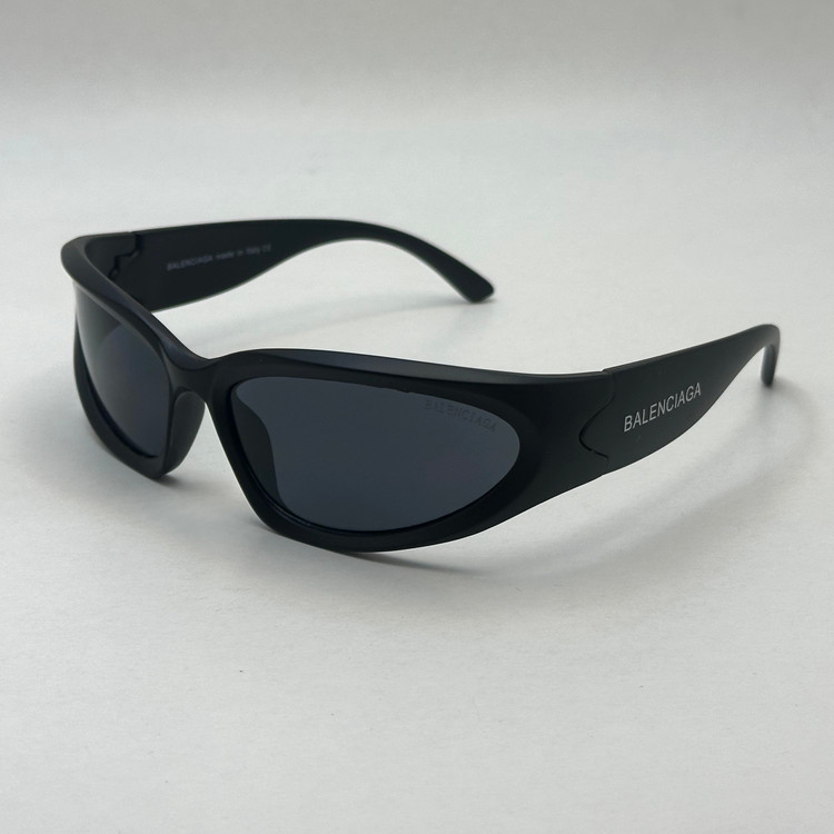 عینک آفتابی فشن برند بالنسیاگا مدل BALENCIAGA SWIFT OVAL مشکی