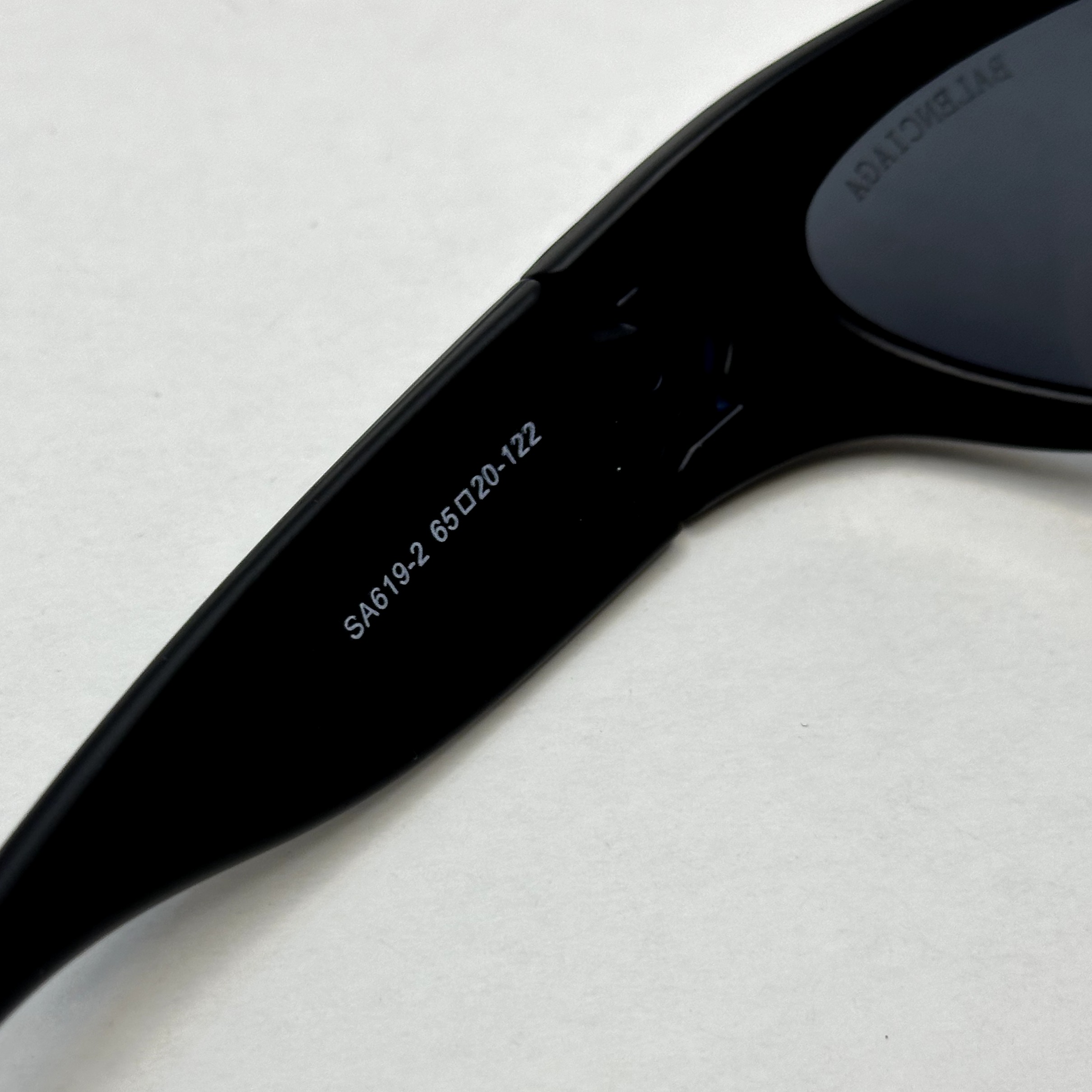 عینک آفتابی فشن برند بالنسیاگا مدل BALENCIAGA SWIFT OVAL مشکی