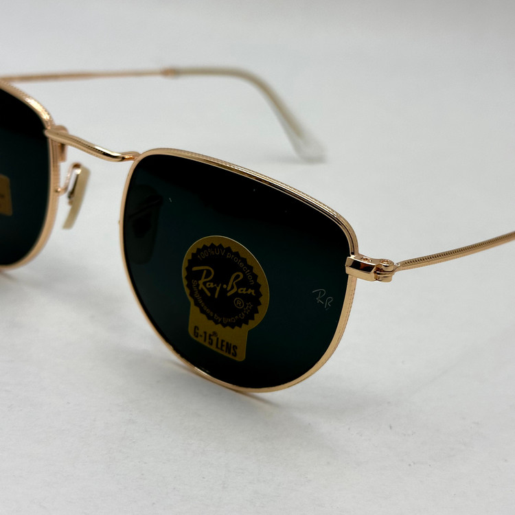 عینک آفتابی ریبن rayban شیشه سنگ مشکی طلایی کد rb 3958 (ارسال رایگان)