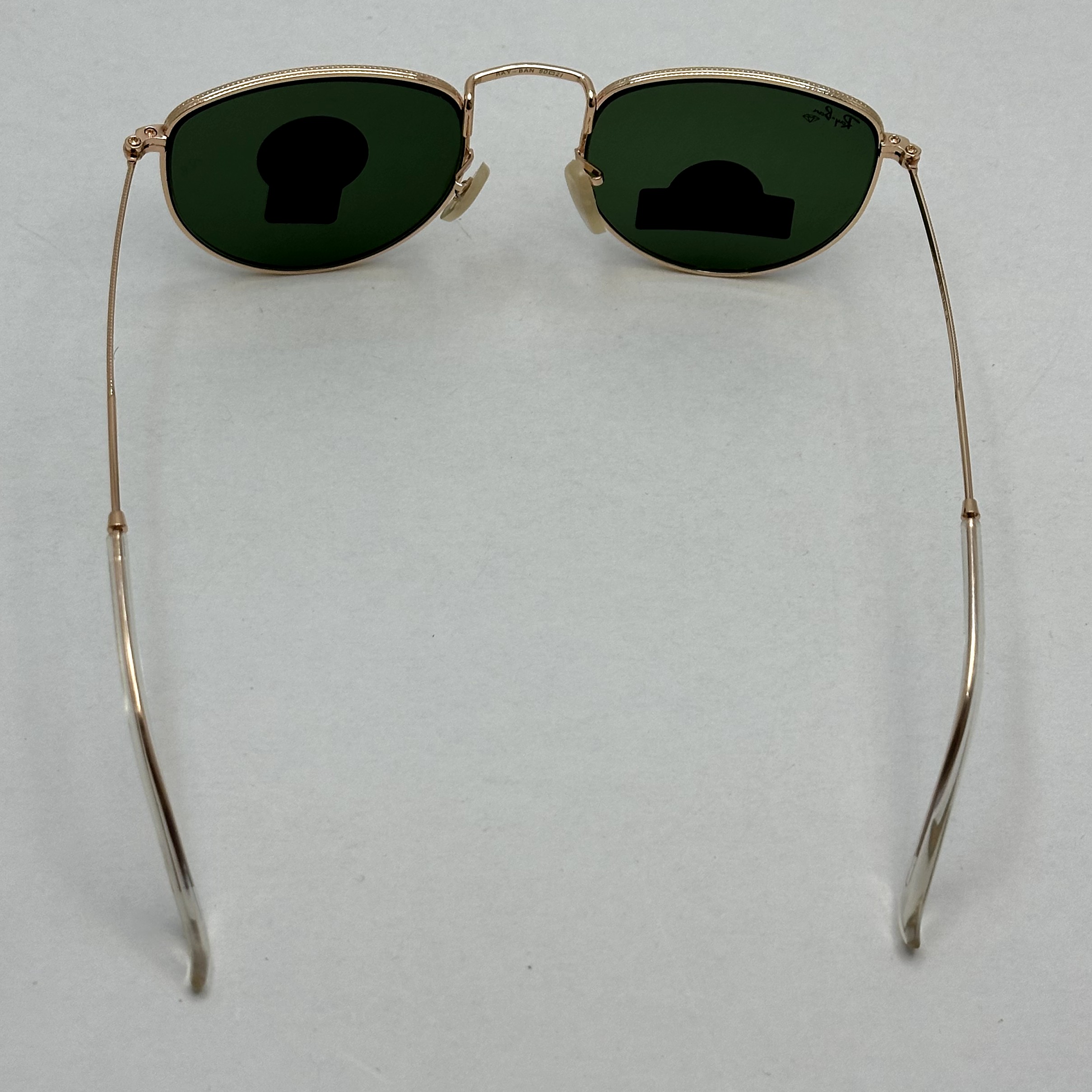 عینک آفتابی ریبن rayban شیشه سنگ سبز طلایی کد rb 3958 - فول پک (ارسال رایگان)