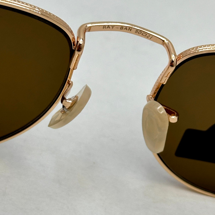 عینک آفتابی ریبن rayban شیشه سنگ قهوه ای طلایی کد rb 3958 - فول پک (ارسال رایگان)