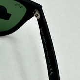 عینک آفتابی ریبن rayban ویفرر شیشه سنگ مشکی مات عدسی سبز سایز 54 به همراه پک کامل اورجینال RB 2140