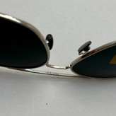 عینک آفتابی خلبانی رندولف شیشه سنگ آنتی رفلکس مشکی فریم نقره ای فول پک RANDOLPH AVIATOR RE 58 WHITE GOLD (ارسال رایگان)