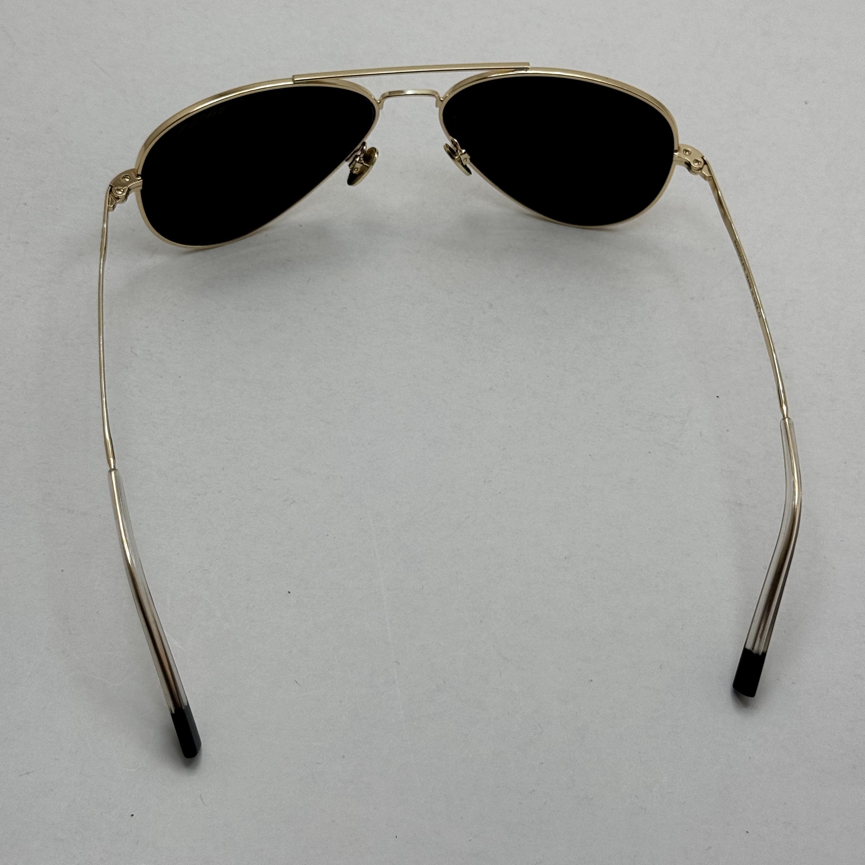 عینک آفتابی خلبانی رندولف شیشه سنگ مدل کانکورد آنتی رفلکس مشکی فریم طلایی فول پک RANDOLPH AVIATOR CR 231 24K GOLD