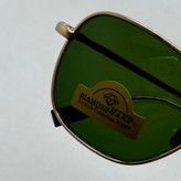عینک آفتابی خلبانی رندولف شیشه سنگ آنتی رفلکس سبز فریم طلایی فول پک اصلی RANDOLPH AVIATOR RE 58 24K GOLD (ارسال رایگان)