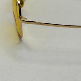 عینک آفتابی و شب خلبانی رندولف شیشه سنگ زرد فریم طلایی فول پک اصلی RANDOLPH AVIATOR RE 58 24K GOLD (ارسال رایگان)