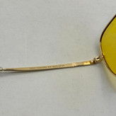 عینک آفتابی و شب خلبانی رندولف شیشه سنگ مدل کانکورد عدسی زرد فریم طلایی فول پک RANDOLPH CONCORD CR 231 24K GOLD