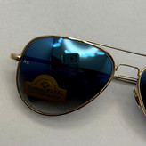عینک آفتابی و شب خلبانی رندولف شیشه سنگ مدل کانکورد آبی فریم طلایی فول پک RANDOLPH CONCORD CR 231 24K GOLD (ارسال