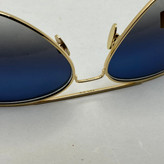 عینک آفتابی و شب خلبانی رندولف شیشه سنگ مدل کانکورد آبی فریم طلایی فول پک RANDOLPH CONCORD CR 231 24K GOLD (ارسال