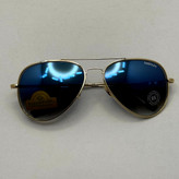 عینک آفتابی و شب خلبانی رندولف شیشه سنگ مدل کانکورد آبی فریم طلایی فول پک RANDOLPH CONCORD CR 231 24K GOLD (ارسال