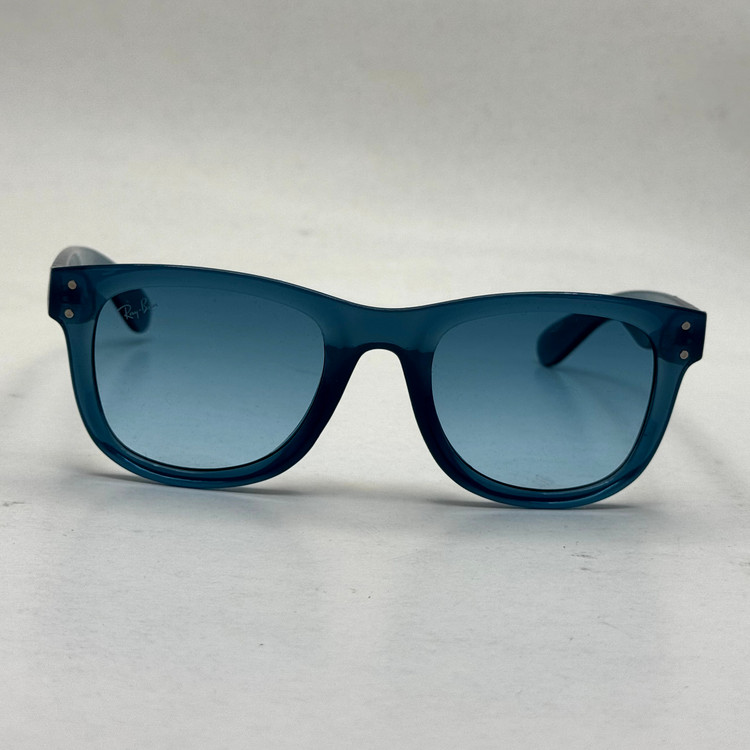 عینک آفتابی ریبن ویفرر ریورس آبی به همراه پک کامل rayban (ارسال رایگان)